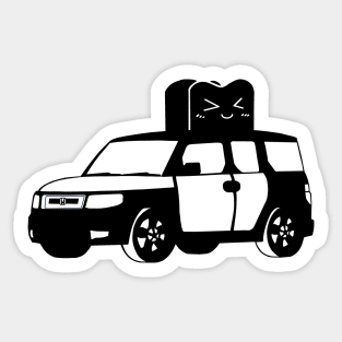 Happy Toaster Element Sticker